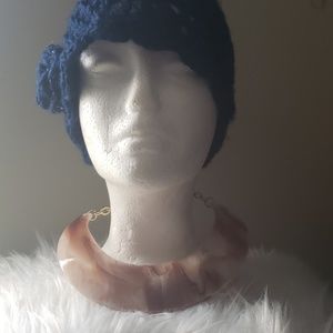 Brown  Ivory  choker necklace